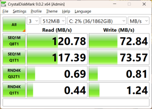 Samsung HDD benchmark